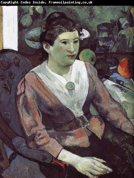 Paul Gauguin Cezanne s still life paintings in the background of portraits of women
